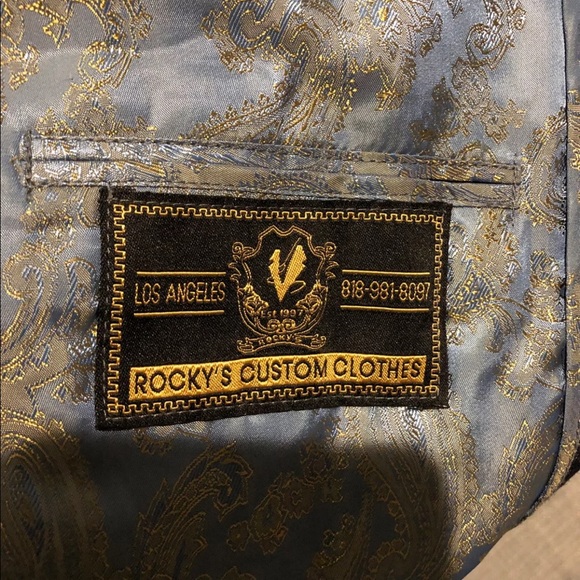 Mens Rockys Custom clothe LA custom suit jacket Size ? - Picture 3 of 5